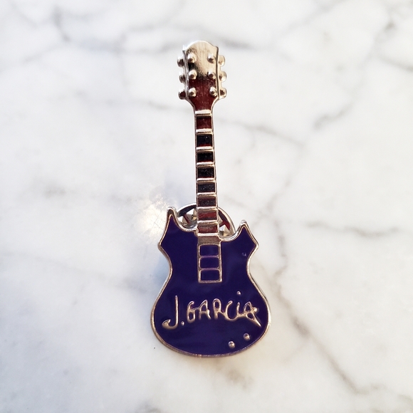 J. Garcia Scale tie with Guitar Pin - Picture 7 of 7